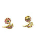Premium Gold Plated Kempu Stone studded Designer Necklace set 10469N - Griiham
