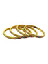 Premium Gold Plated Set of 4 Bangles with AD Stones 22249A