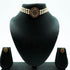 Premium Gold Plated Stone Chic Necklace set with Pearl String 10415N - Griiham