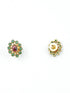 Premium Gold Plated Stone Chic Necklace set with Pearl String 10415N - Griiham