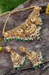 Premium Gold Plated Temple Choker Necklace Set 18952N - Griiham