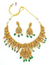 Premium Gold Plated designer Classic Temple Necklace Set 13304N