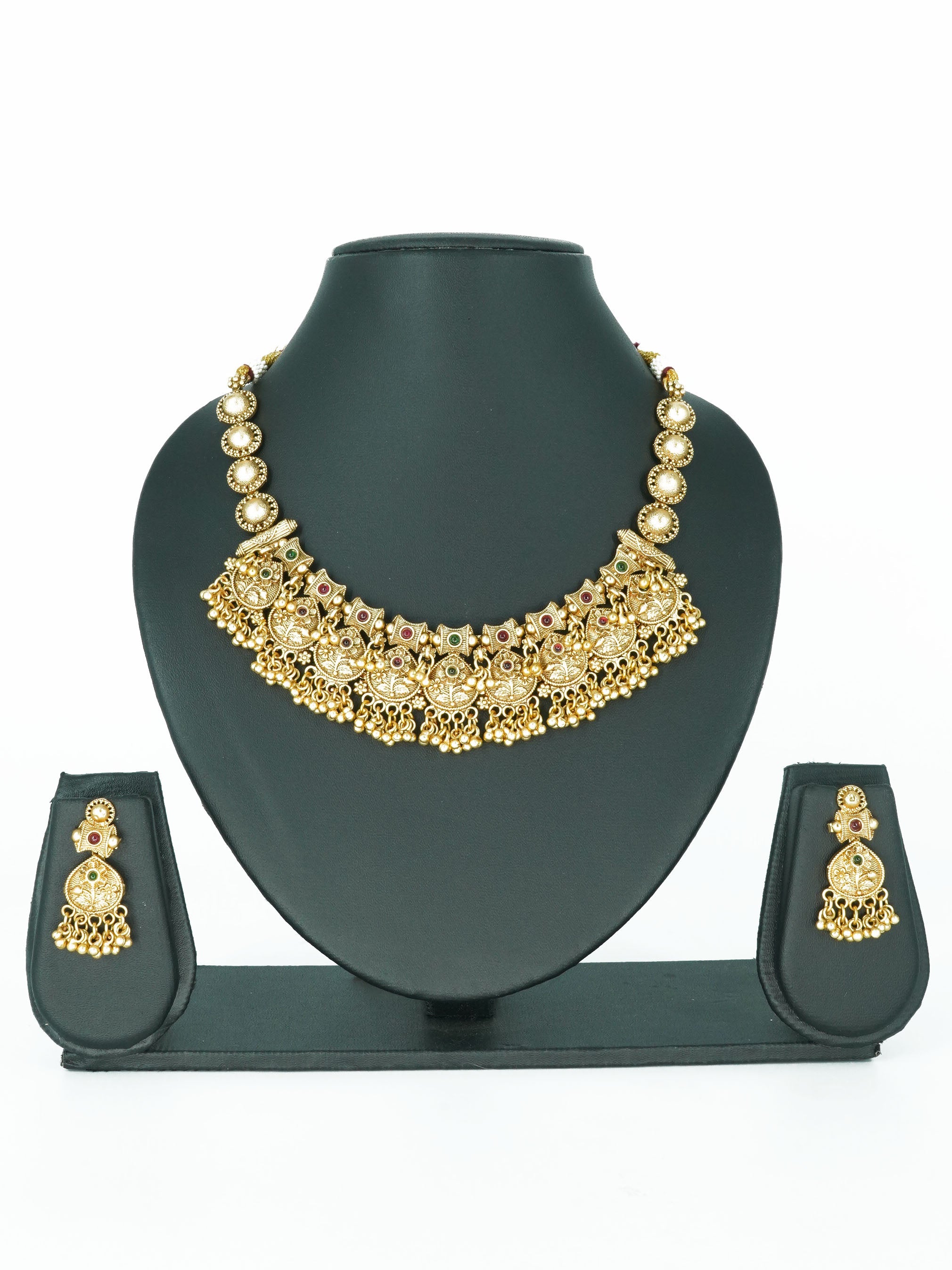 Premium Gold Plated designer Necklace Set 13293N