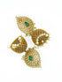 Premium Gold Polish Sayara Collection CZ Studded Jhumki 11413N - Griiham