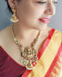 Premium Gold finish Beautiful Laxmi Medium Necklace - Griiham