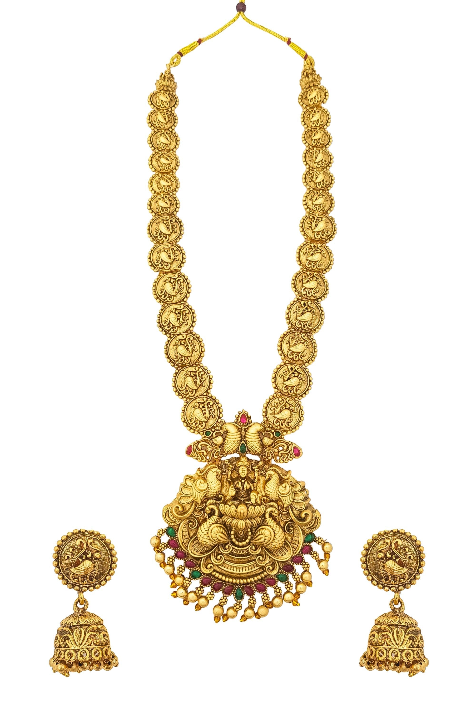 Premium Gold finish Bestseller Long Necklace Haram 17048N