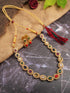 Premium Gold plated Exclusive Designer Multicolor Necklace Set 8582N - Griiham