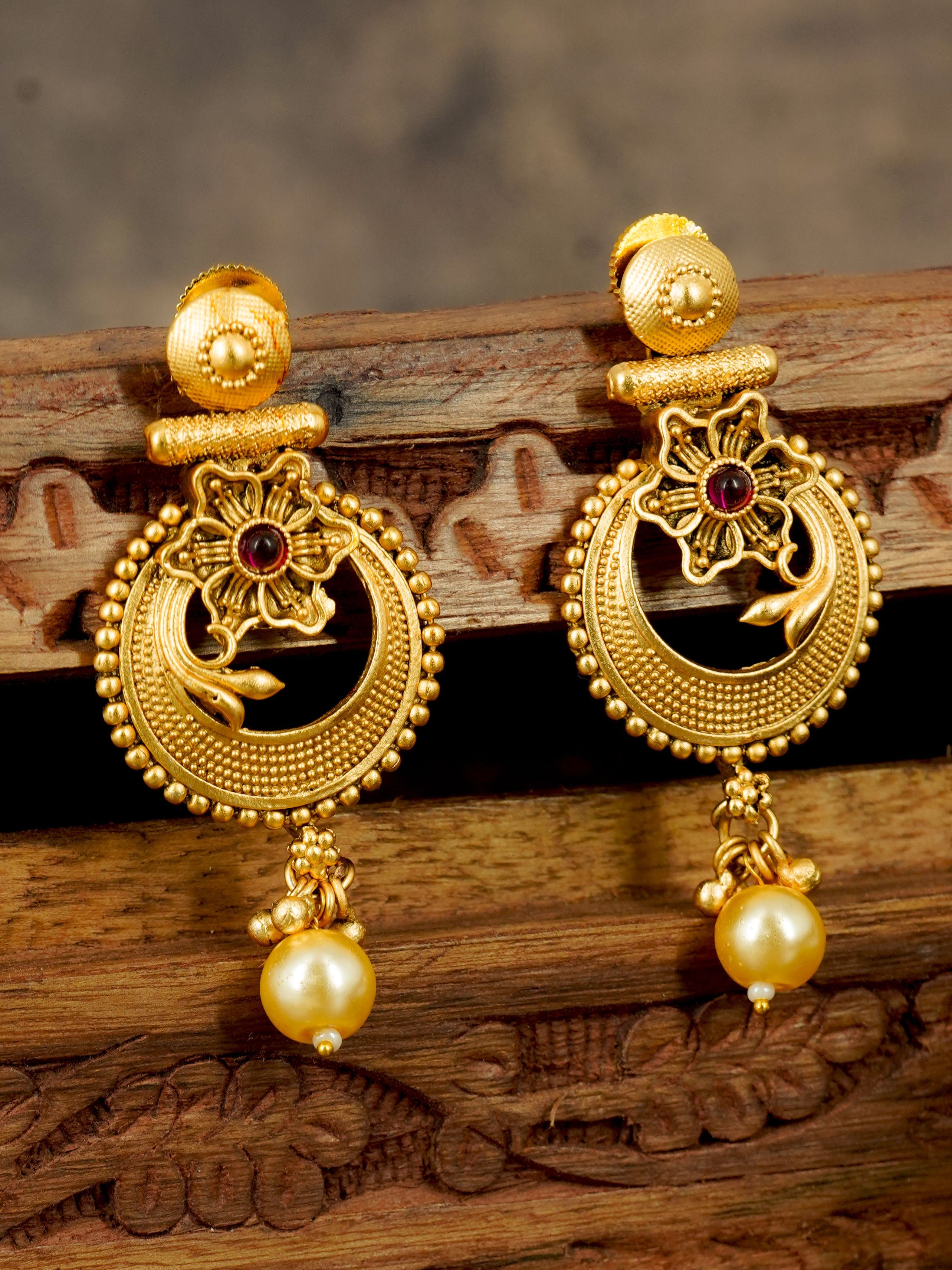 Premium High Gold Plated Earring/ Jhumka 12170N