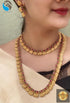 Premium Polish Necklace set combo in Kasu with Ruby stones 4839N