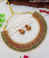 Premium Quality 4 line AD stone studded designer short Necklace set 4872N
