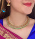 Premium Quality 4 line AD stone studded designer short Necklace set 4872N