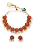 Premium Quality Latest design Gold Plated Krishna Necklace Set 7279N - Griiham