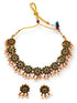 Premium Quality Latest design Gold Plated Krishna Necklace Set 7279N - Griiham