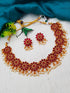 Premium Quality Latest design Gold Plated Krishna Necklace Set 7279N - Griiham