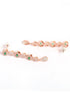 Premium Rose Gold Plated with sparkling Green and White CZ stones designer Necklace Set 8947N - Griiham