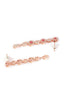 Premium Rose Gold Plated with sparkling Red and White CZ stones designer Necklace Set 8945N - Griiham