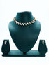 Premium Rose Gold Plated with sparkling white CZ stones designer Necklace Set 8946N - Griiham