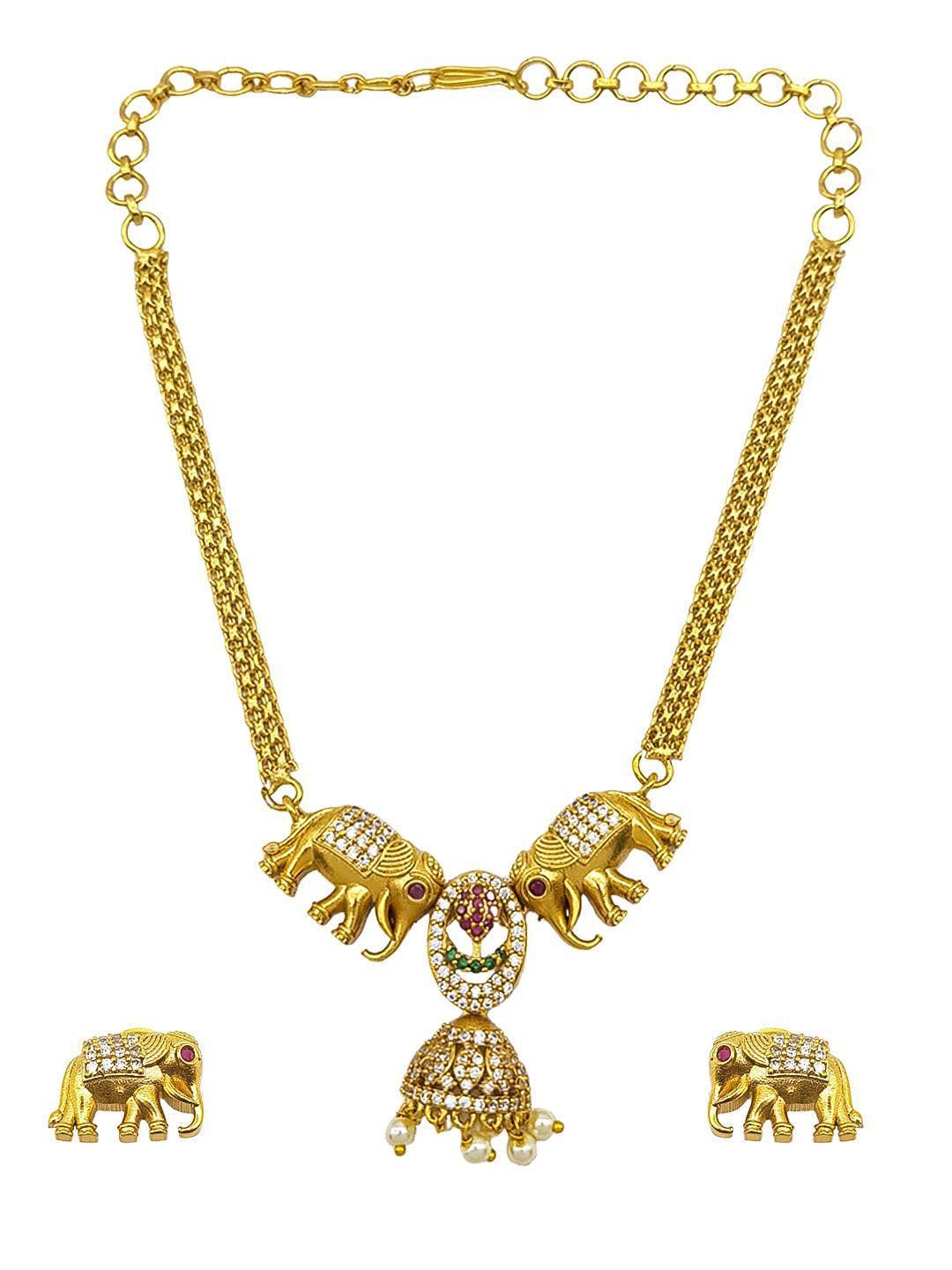 Premium Sayara Collection CZ Exclusive design Necklace Set - Griiham