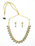 Premium Sayara Collection Diamond Like Necklace set with Multi Colour Stones 10381N-1