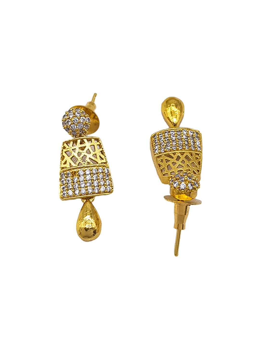 Premium Sayara Collection Elegant CZ Necklace Set 22156N - Griiham