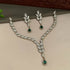 Premium Sayara Collection Elegant CZ Necklace Set 22181N