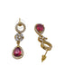 Premium Sayara Collection Elegant Ruby & CZ Necklace Set - Griiham