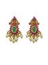 Premium Sayara Collection Elegant Ruby & emerald Necklace Set 22149N