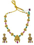 Premium Sayara Collection Elegant Ruby & emerald Necklace Set with laxmi - Griiham