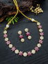 Premium Sayara Collection Elegant emerald & CZ Necklace Set 22217N