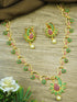 Premium Sayara Collection Peacock CZ Stones Necklace set 12869N-1