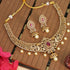 Premium Sayara Collection Reversible stone Necklace set with changeable middle stone 9850N - Griiham