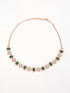 Premium Sayara Collection Rose Gold Plated Necklace set with Top quality CZ Stones 8816N - Griiham