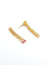 Premium Sayara Collection Star Necklace set with drop shaped Red stones 8750N - Griiham