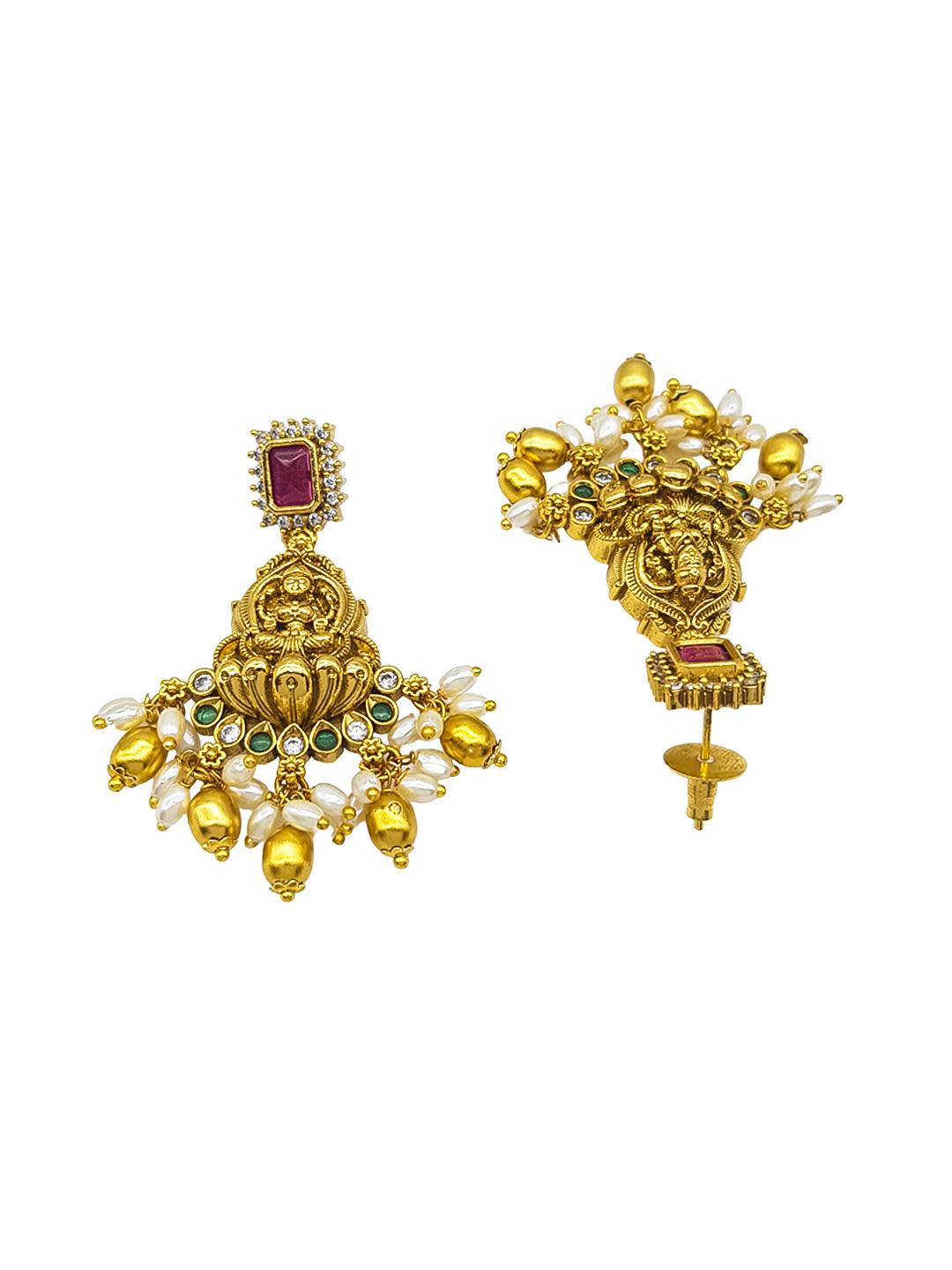 Premium Sayara Collection Temple Classic Necklace Set 22171N