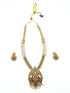Premium gold finish Long Hara Necklace Set with AD Stones 16854N
