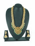 Premium gold finish Long Hara Necklace Set with AD Stones 16864N