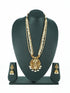 Premium gold finish Pendant Set with Multi color AD Stones 16855N - Griiham