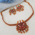 Premium moon design Necklace set 6291N