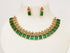 Premium quality Color stone short necklace set 9290N - Griiham