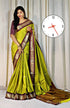 Pure Mercerised  Soft Semi-Silk in Exclusive Border Design Saree 22386N