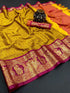 Pure Mercerised Soft Semi-silk in Exclusive Border Design Minawork Saree 15198N