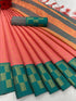 RICH COTTON Semi-silk DESIGN & JEQUARED WEAVING saree 13799N