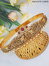 Real unpolished stones Laxmi ruby/emerald in gold antique finish Vadanam/Vodiannam/waistbelt 11267N - Griiham