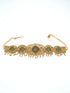 Real unpolished stones Laxmi ruby/emerald in gold antique finish Vadanam/Vodiannam/waistbelt 13040N