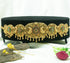 Real unpolished stones Laxmi ruby/emerald in gold antique finish Vadanam/Vodiannam/waistbelt 13040N