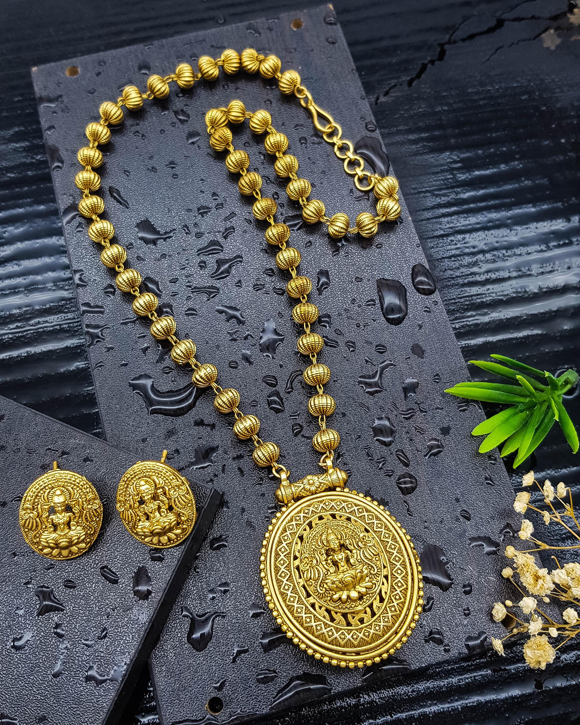 Reversible Pendant Set with AD Stones 22121N - Griiham