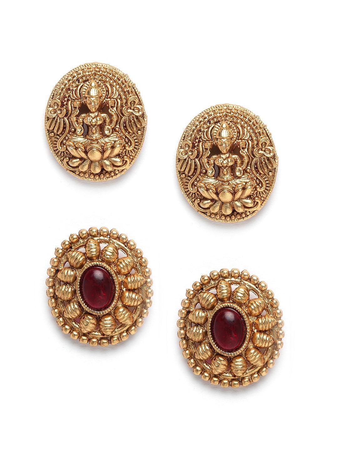 Reversible Pendant Set with AD Stones 22121N - Griiham