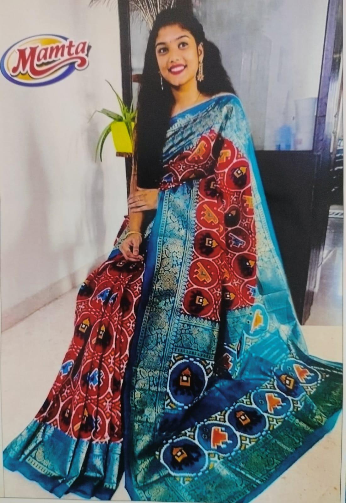 SOFT BANARAS GAYATRI Semi-silk SAREE 15948N - Griiham
