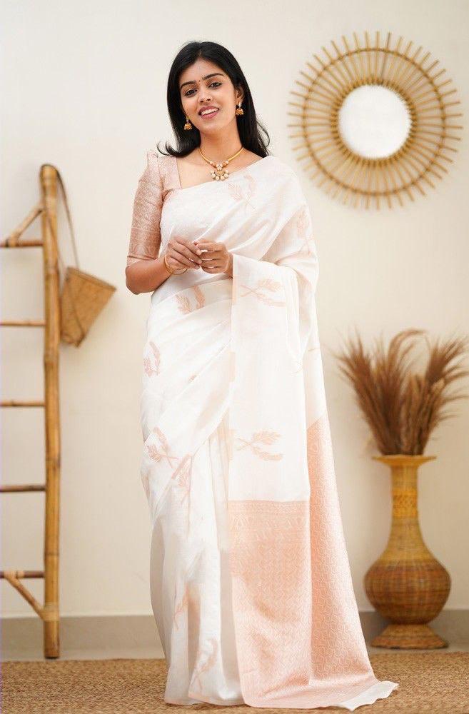 SOFT LICHI Semi-Silk CLOTH Saree 21040N