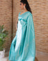 SOFT LICHI Semi-silk CLOTH Saree 19842N